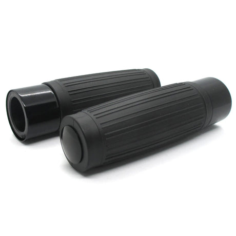 Lenkergriffe CUSTOM, Schwarz, 7/8 Zoll (22,2 mm), 125 mm, Gummi, Alu