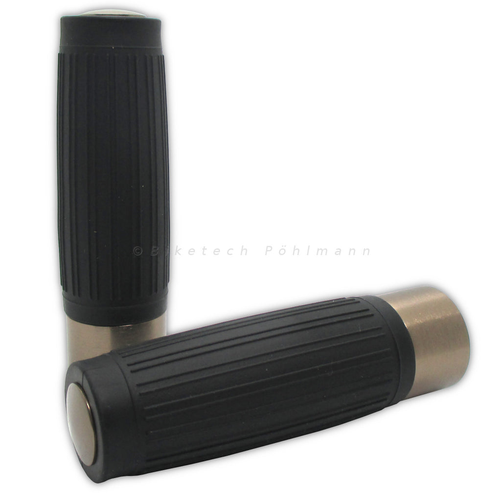 Lenkergriffe CUSTOM, kupfer,  7/8 Zoll (22,2 mm), 125 mm, Gummi, Alu