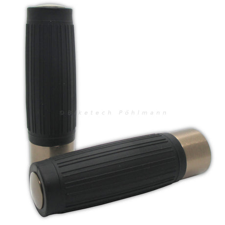 Lenkergriffe CUSTOM, kupfer,  7/8 Zoll (22,2 mm), 125 mm, Gummi, Alu