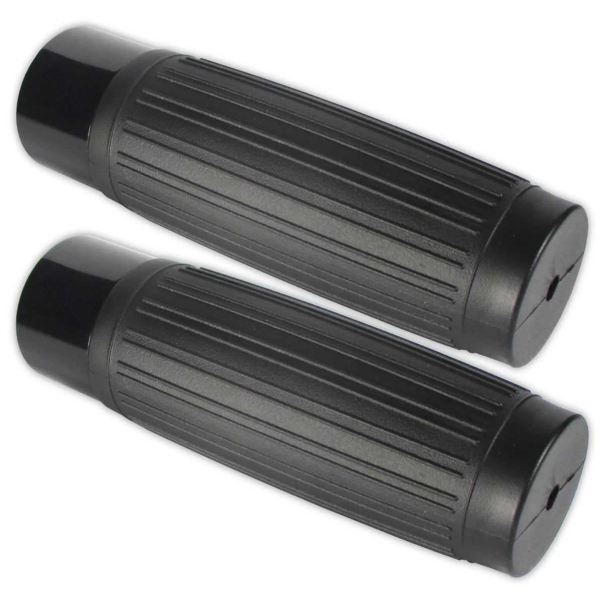 Lenkergriffe CUSTOM, Schwarz, 1 Zoll (25,4 mm), 125 mm, Gummi, Alu