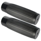 Lenkergriffe CUSTOM, schwarz, 1 Zoll (25,4 mm), 125 mm, Gummi, Alu