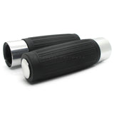 Lenkergriffe CUSTOM, silber, 1 Zoll (25,4 mm), 125 mm, Gummi, Alu