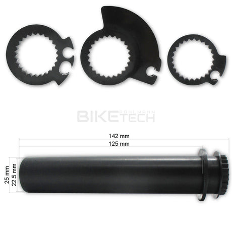 Universal Gasdrehhülse lang 22,2 mm