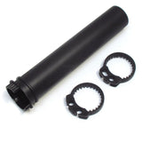 Gasdrehhülse-Set Universal, Schwarz, für 1 Zoll (25,4 mm) Lenker, Länge 158 mm