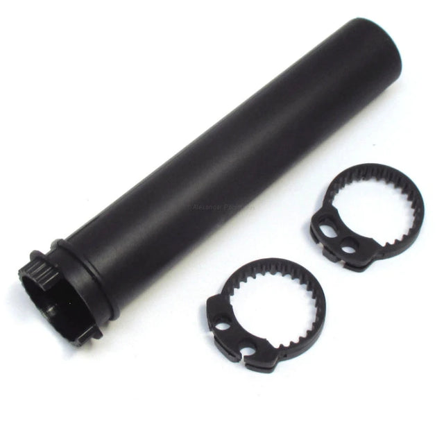 Gasdrehhülse-Set Universal, Schwarz, für 1 Zoll (25,4 mm) Lenker, Länge 158 mm