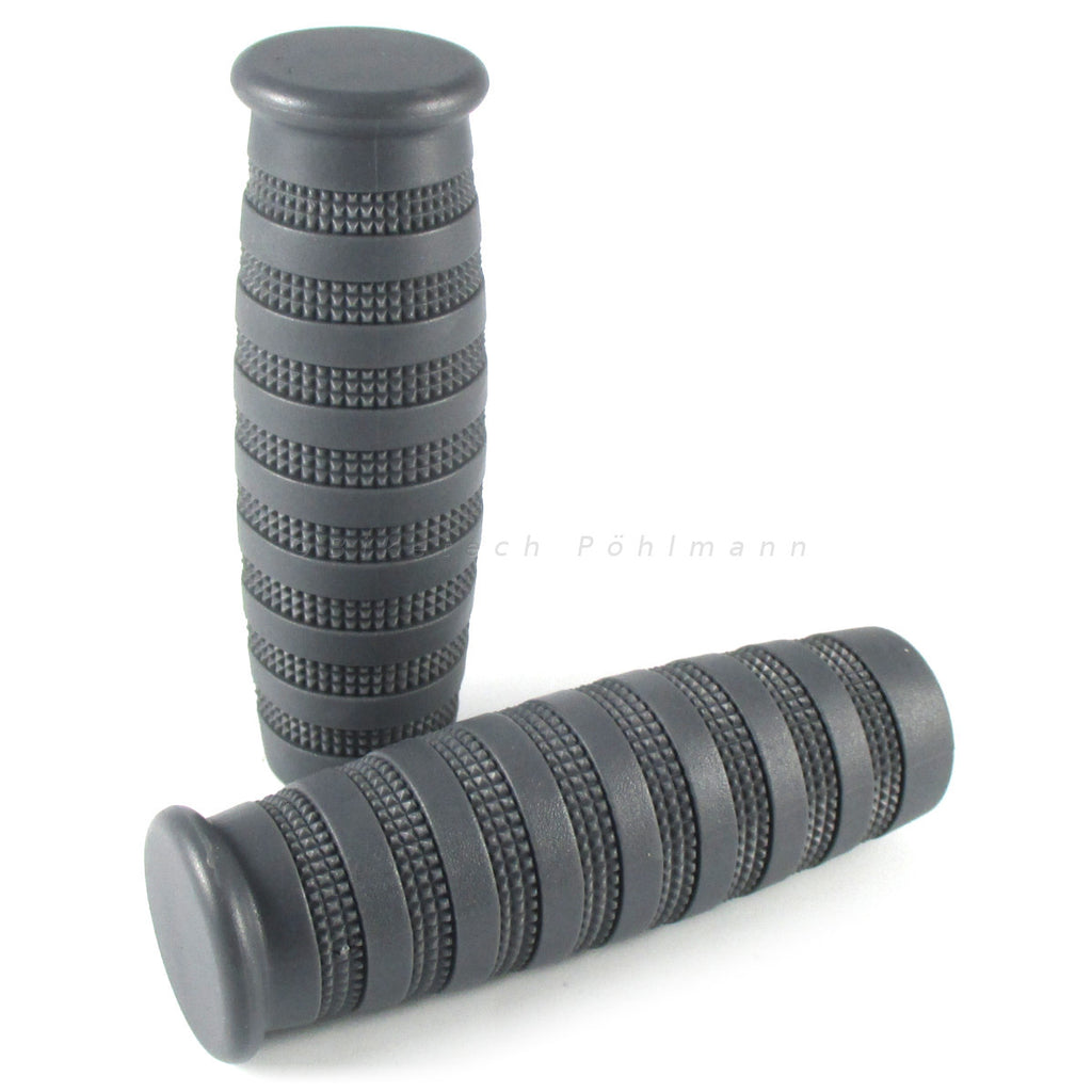 Lenkergriffe BOBBER 3, grau, 1 Zoll (25,4 mm), 125 mm 