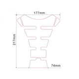 Tankpad Keiti KT-1300, Schwarz, Universal, 4-teilig, HxB 21,7x17,7/7,4 cm