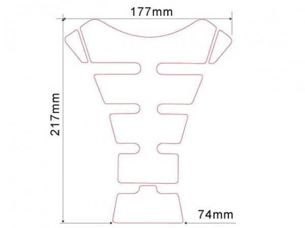 Tankpad Keiti 3-teilig