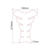 Tankpad Keiti KT-1240C, Transparent, Universal, 1-teilig, HxB 21,3x16/7,7 cm