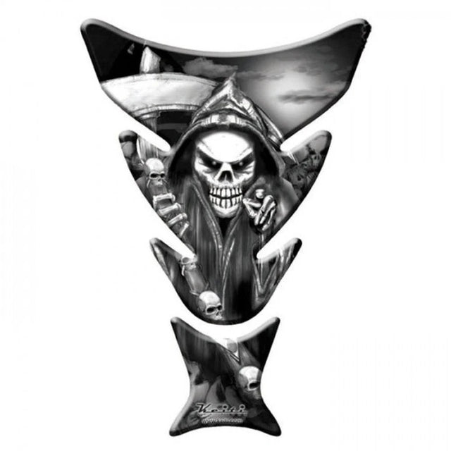 Tankpad Keiti KT-7300, Grau, Reaper, 2-teilig, HxB 21,5x15/5,7 cm