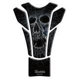 Tankpad Keiti KT-8470, Grau, Skull, 6-teilig, HxB 21,5x15/6,3 cm