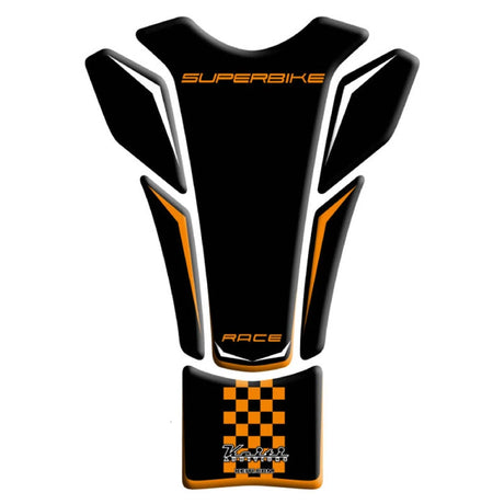 Tankpad Keiti TKT-101K Schwarz KTM Superbike Race, 6-teilig HxB 21,5x15/6,3 cm
