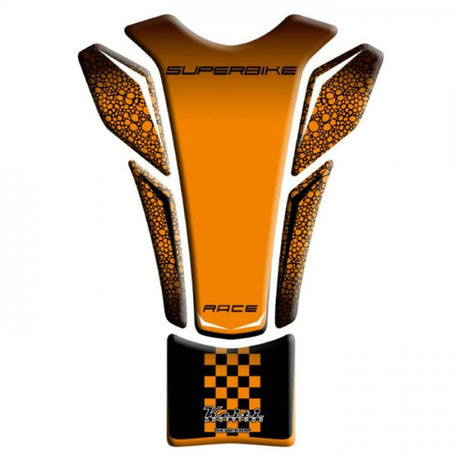 Tankpad Keiti TKT-101O, Orange, KTM Superbike Race, 6-teilig, HxB 21,5x15/6,3 cm