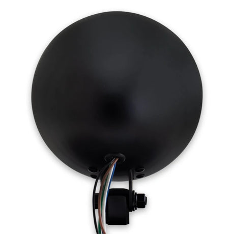LED-Scheinwerfer PEARL, schwarz matt, 5 3/4 Zoll, Befestigung unten M10