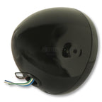 7 Zoll Scheinwerfer NEW NEVO schwarz mit LED Ring, seitliche Befestigung