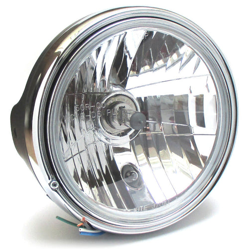 7 Zoll Scheinwerfer LTD STYLE, schwarz, klar, seitliche Befestigung