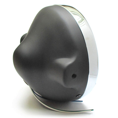 7 Zoll Scheinwerfer LTD STYLE, schwarz, geprägt, seitliche Befestigung