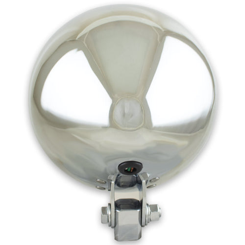 5 3/4 Zoll Scheinwerfer BULLET, verchromt, untere Befestigung