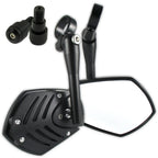 Lenkerendenspiegel Paar Progress-Line Shield schwarz, E-geprüft, Yamaha M16