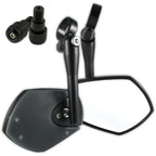 Lenkerendenspiegel Paar Progress-Line Shield schwarz, E-geprüft, Yamaha M16