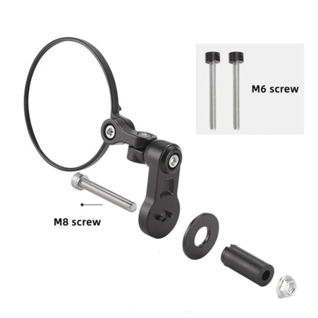 Lenkerendenspiegel Paar Progress-Line Corsa, Schwarz, E-geprüft, Ø 16-19 mm