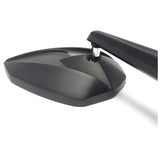 Lenkerspiegel Paar Storm schwarz, Aluminium, E-geprüft, M10x1.25 & HD Adapter