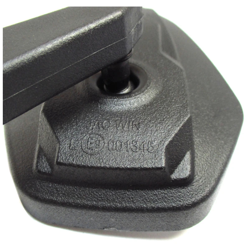 Lenkerspiegel Paar Diego schwarz, Kunststoff, E-geprüft, M10x1.25 Adapter