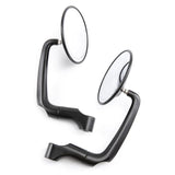 Lenkerspiegel Paar Ego 4 schwarz, Aluminium, E-geprüft, M10 & M8 Adapter