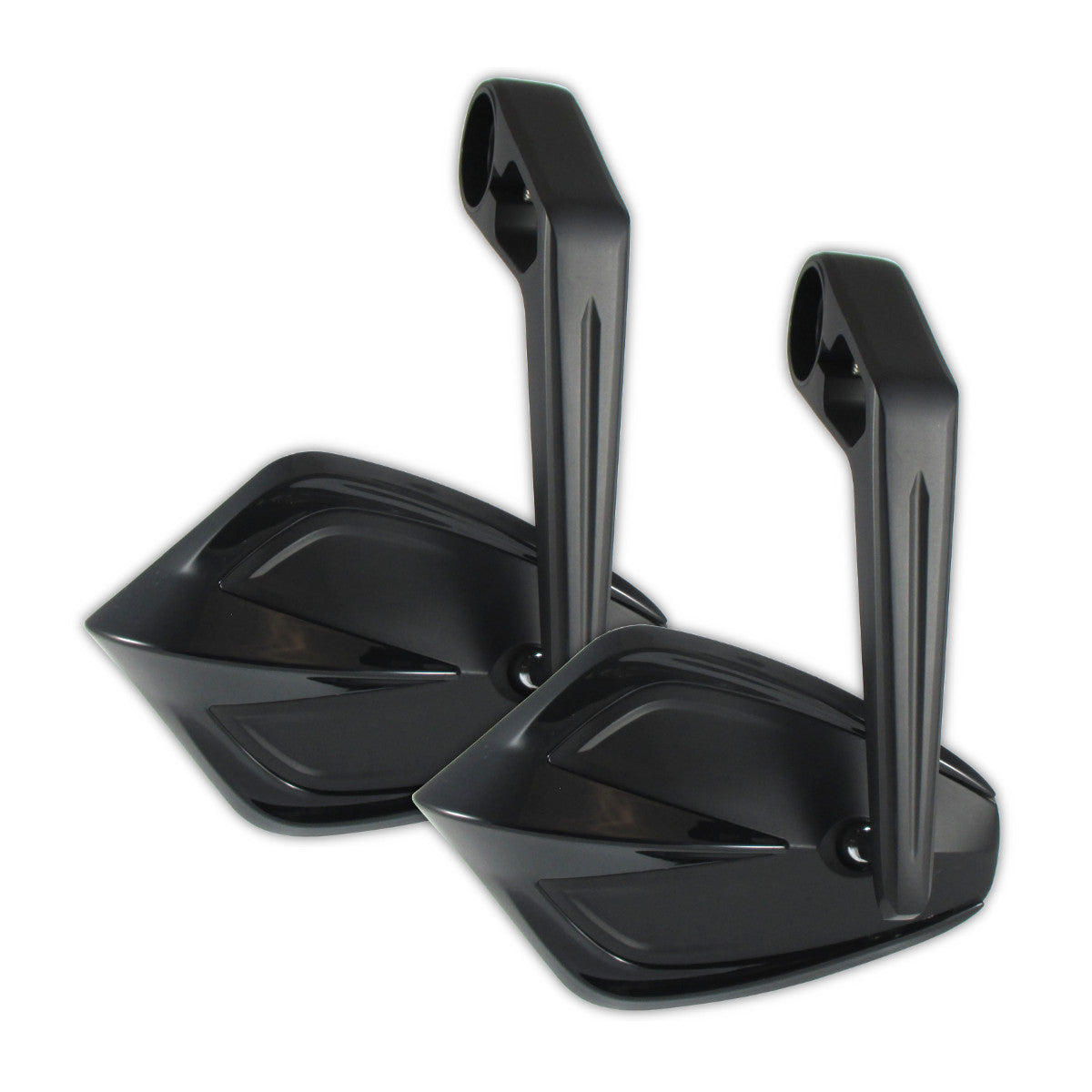 Lenkerendenspiegel Paar Progress-Line Move, Schwarz, E-geprüft, für M6 Schrauben