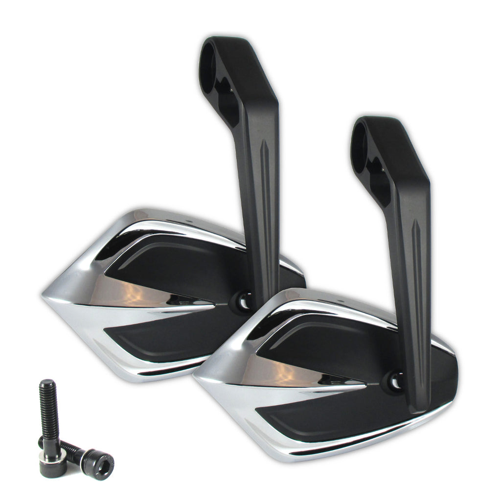 Lenkerendenspiegel Paar Progress-Line Move, Chrom, E-geprüft, für Kawasaki M8