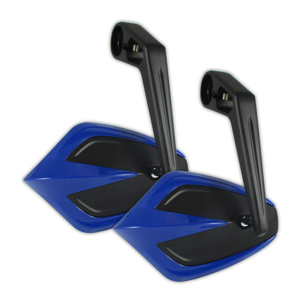 Lenkerendenspiegel Paar Progress-Line Move, Blau, E-geprüft, für M6 Schrauben