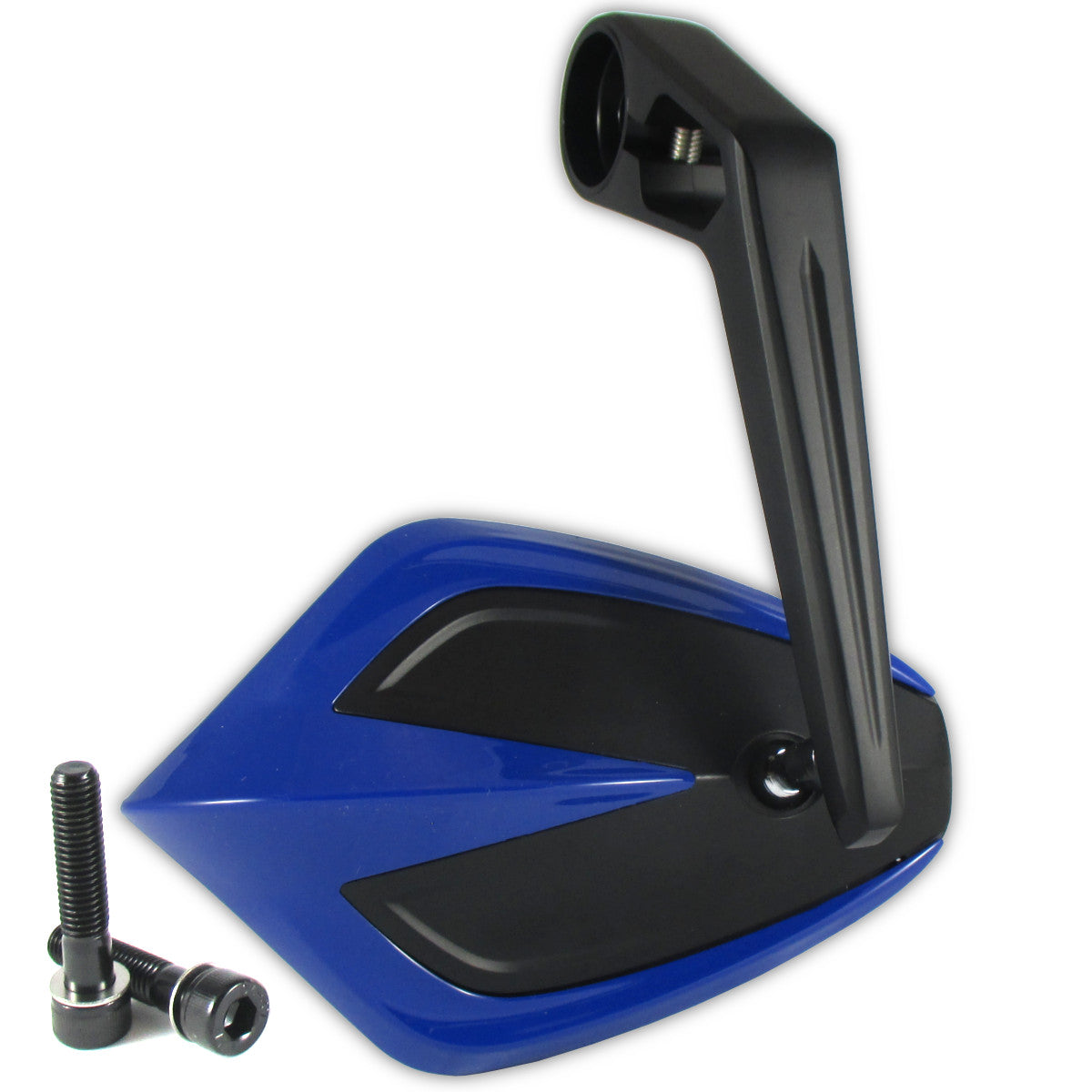 Lenkerendenspiegel Paar Progress-Line Move, Blau, E-geprüft, für Kawasaki M8