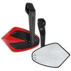 Lenkerendenspiegel Paar Progress-Line Move, Rot, E-geprüft, für M6 Schrauben