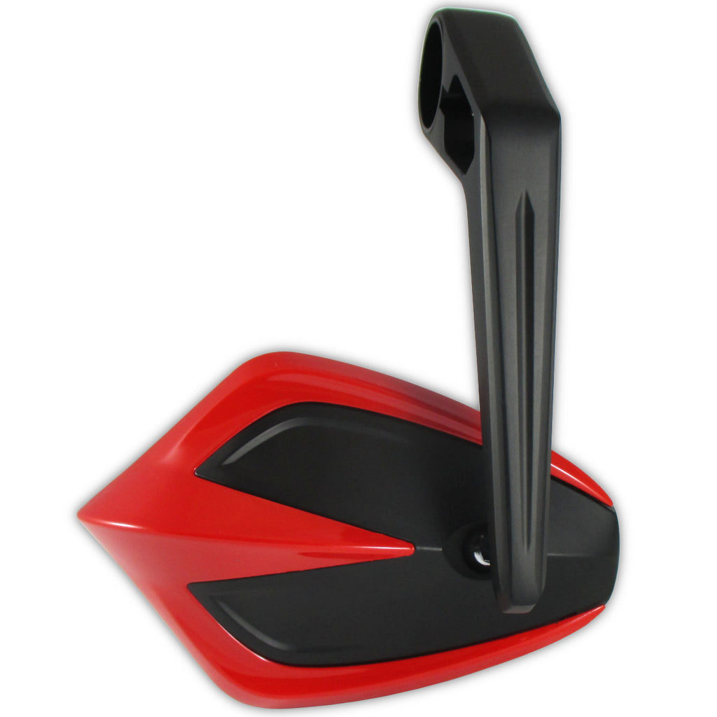 Lenkerendenspiegel Paar Progress-Line Move, Rot, E-geprüft, für M6 Schrauben