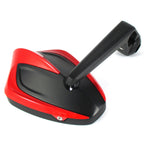 Lenkerendenspiegel Paar Progress-Line Move, Rot, E-geprüft, für Kawasaki M8