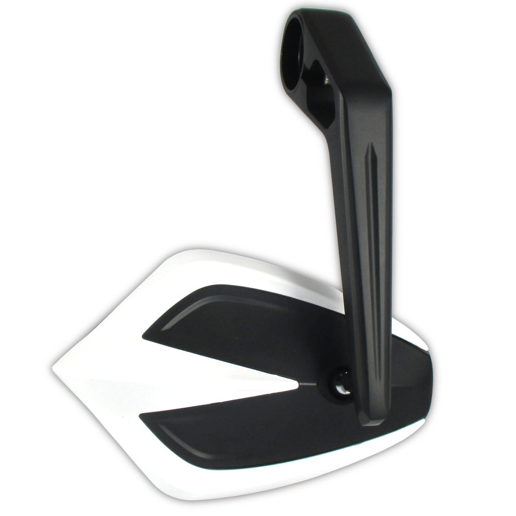 Lenkerendenspiegel Paar Progress-Line Move, Weiß, E-geprüft, für M6 Schrauben