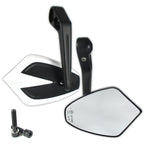 Lenkerendenspiegel Paar Progress-Line Move, Weiß, E-geprüft, für Kawasaki M8