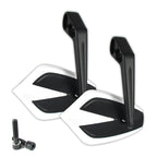 Lenkerendenspiegel Paar Progress-Line Move, Weiß, E-geprüft, für Kawasaki M8