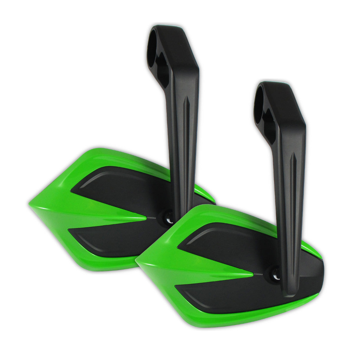 Lenkerendenspiegel Paar Progress-Line Move, Grün, E-geprüft, für M6 Schrauben