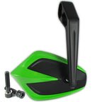 Lenkerendenspiegel Paar Progress-Line Move, Grün, E-geprüft, für Kawasaki M8