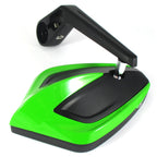 Lenkerendenspiegel Paar Progress-Line Move, Grün, E-geprüft, für Kawasaki M8