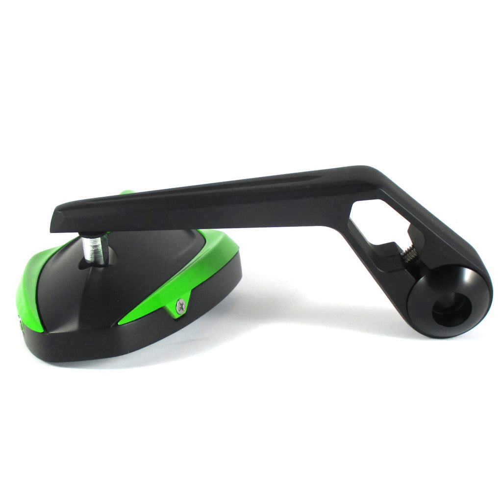 Lenkerendenspiegel Paar Progress-Line Move, Grün, E-geprüft, für Kawasaki M8