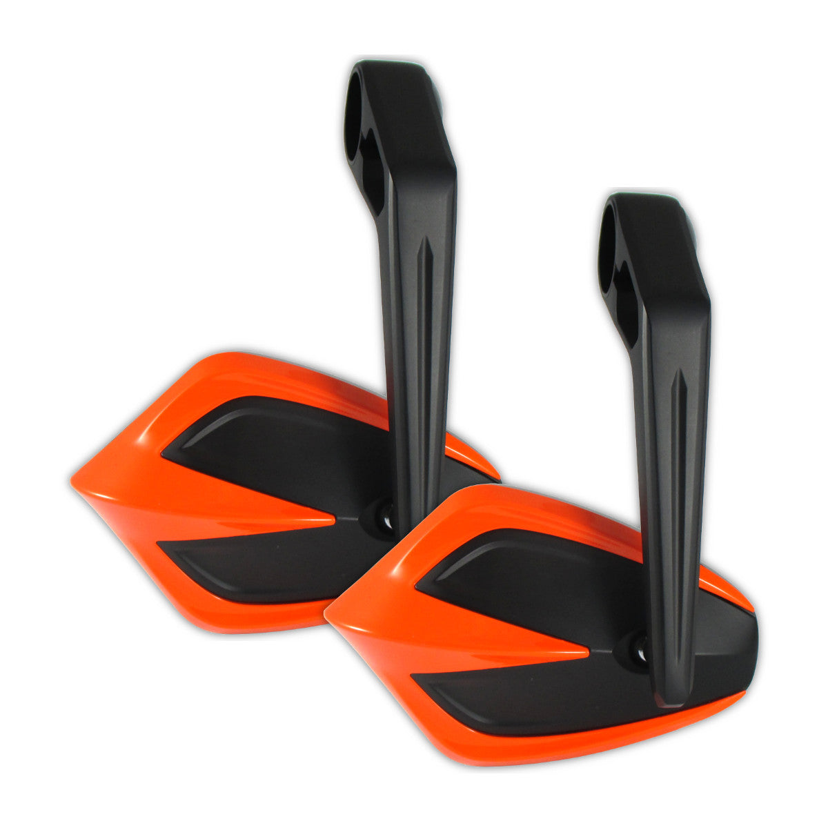 Lenkerendenspiegel Paar Progress-Line Move, Orange, E-geprüft, für M6 Schrauben