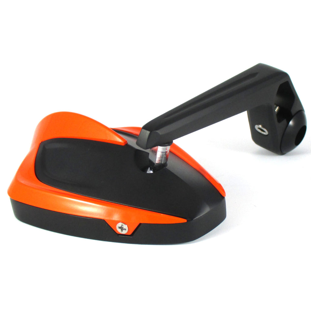 Lenkerendenspiegel Paar Progress-Line Move, Orange, E-geprüft, für Kawasaki M8