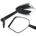 Lenkerspiegel Paar Progress-Line Move, Chrom, Alu & ABS, E-geprüft, M10 Gewinde