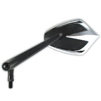 Lenkerspiegel Paar Progress-Line Move, Chrom, Alu & ABS, E-geprüft, M10 Gewinde