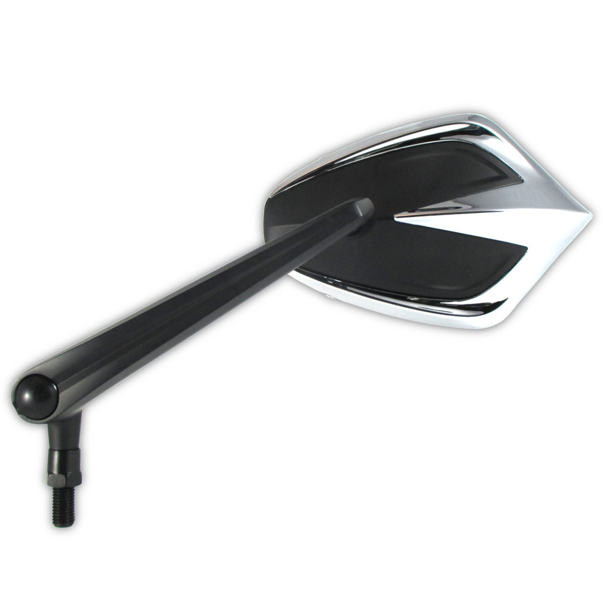 Lenkerspiegel Paar Progress-Line Move, Chrom, Alu & ABS, E-geprüft, M10 Gewinde