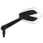 Lenkerspiegel Paar Progress-Line Move, Weiß, Alu & ABS, E-geprüft, M10 Gewinde