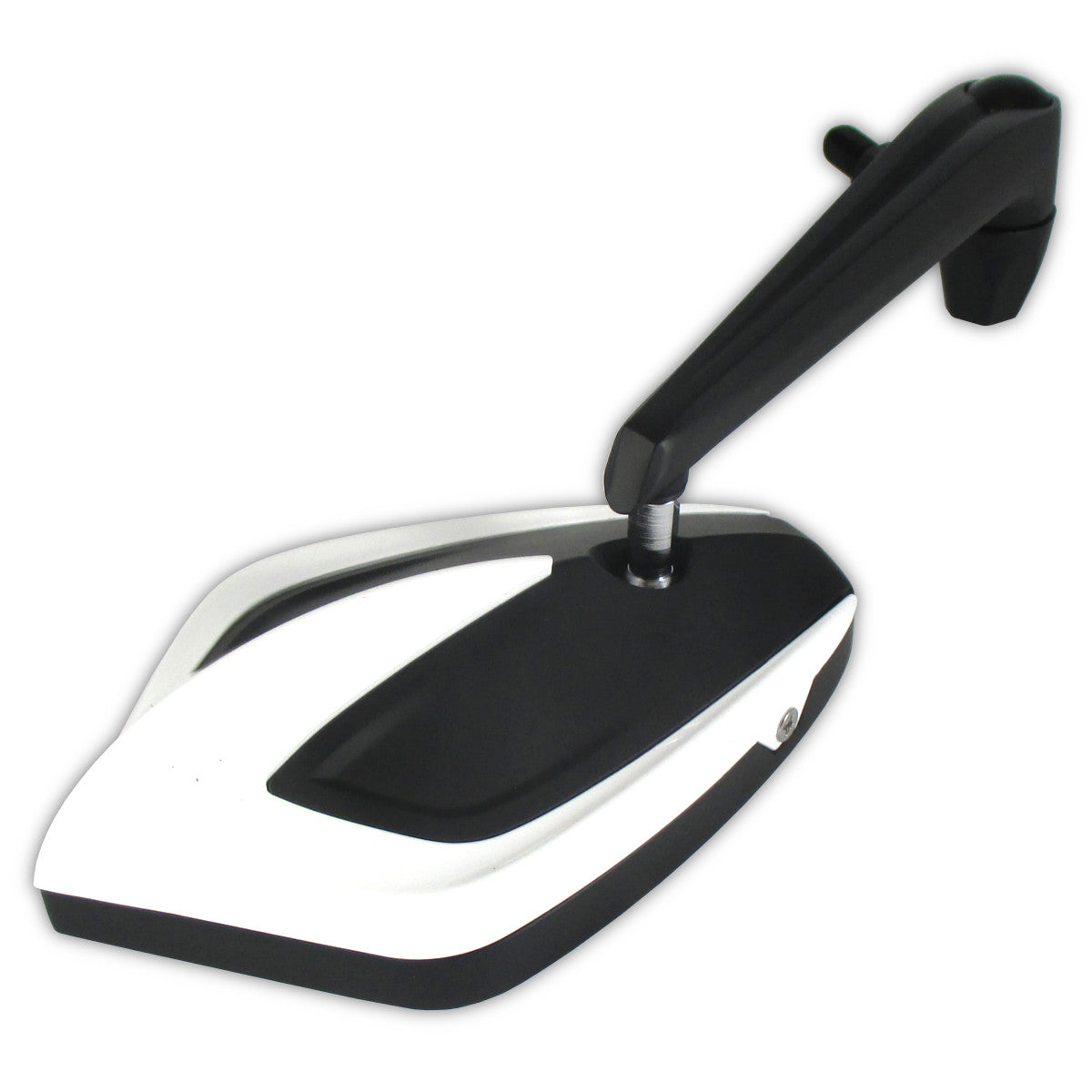 Lenkerspiegel Paar Progress-Line Move, Weiß, Alu & ABS, E-geprüft, M10 Gewinde