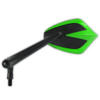 Lenkerspiegel Paar Progress-Line Move, Grün, Alu & ABS, E-geprüft, M10 Gewinde